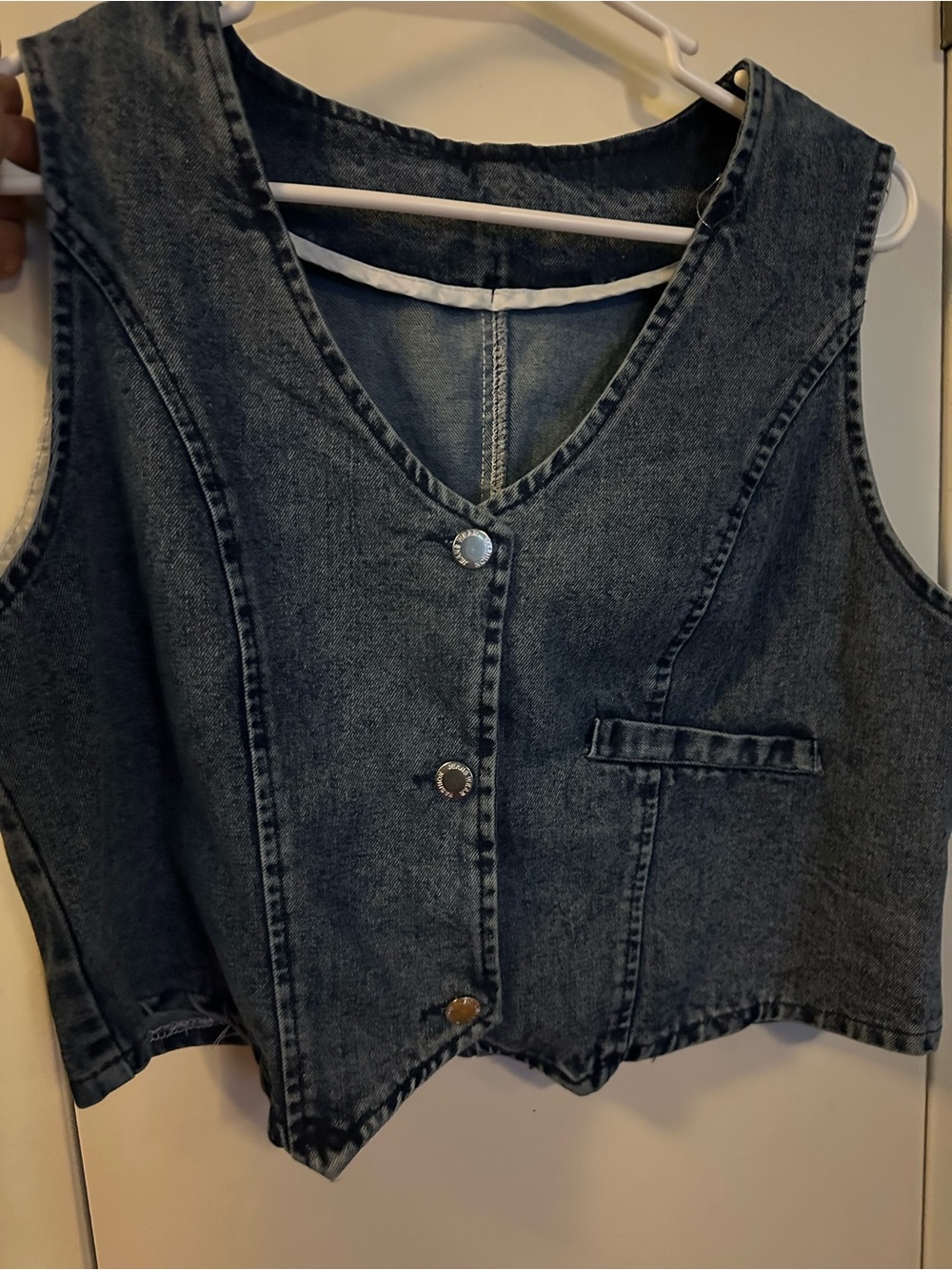 Amazon Dark Blue Denim Vest